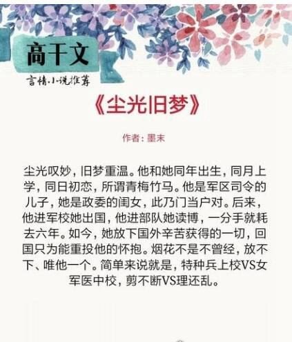 权力与情感的交织，最新完结高干文精选